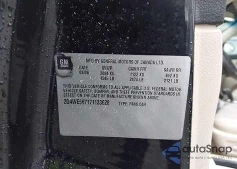 2007 Buick Lacrosse Cxs from USA, damaged, VIN 2G4WE587171133628